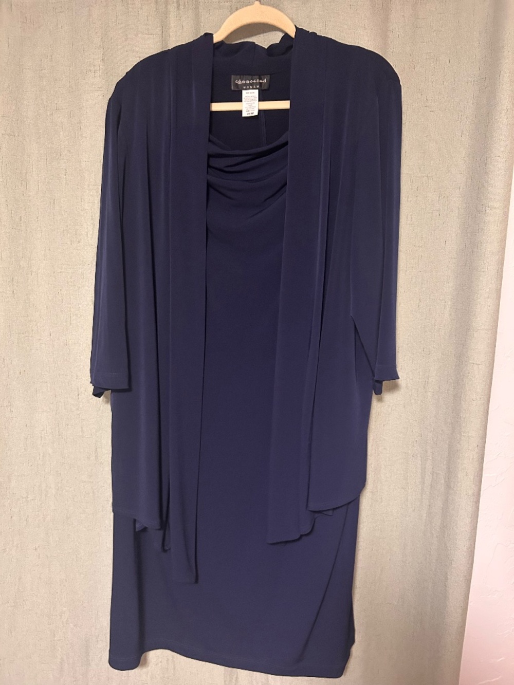 Navy Blue, Women's, 2XL Dress